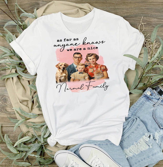 We are a nice normal Family Funny T-Shirt