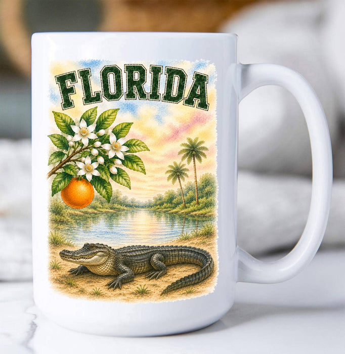 Florida State Bird and Animal Coffee Mug