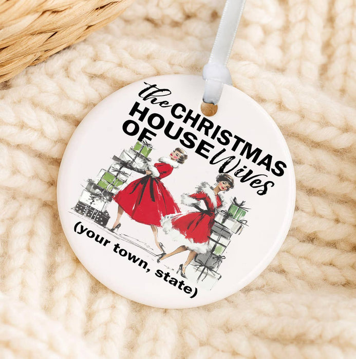 Retro Ladies Christmas Housewives Ornament