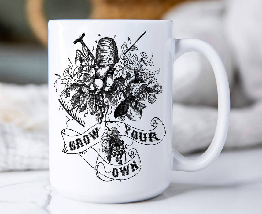 Country Farm, Grow Your Own, Coffee Mugs