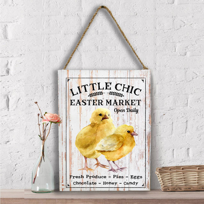 Easter Little Chicks Market  Wall Decor