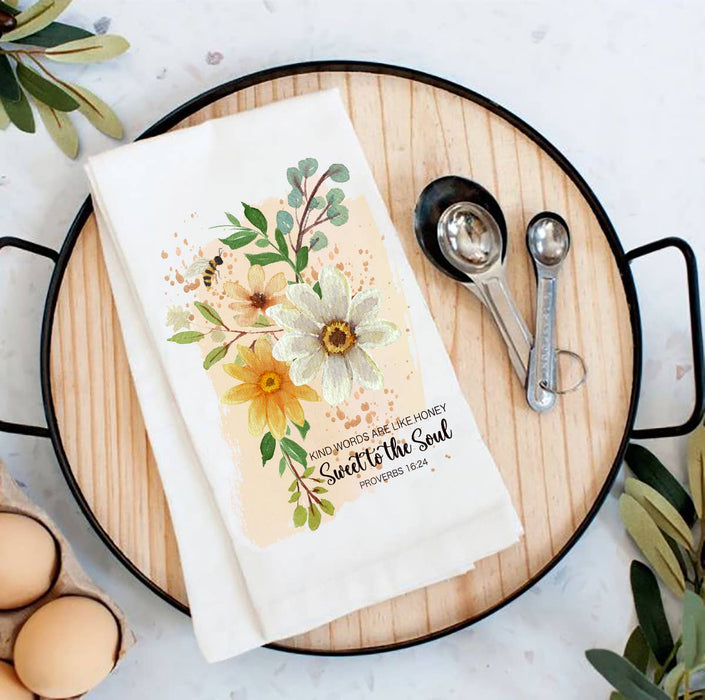 Spiritual Sweet to the Soul God Flour Sack Tea Towel