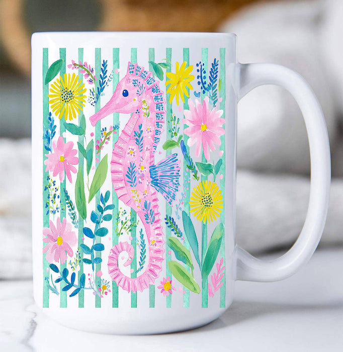 Coastal Sea Horse Ocean Coffee Mug