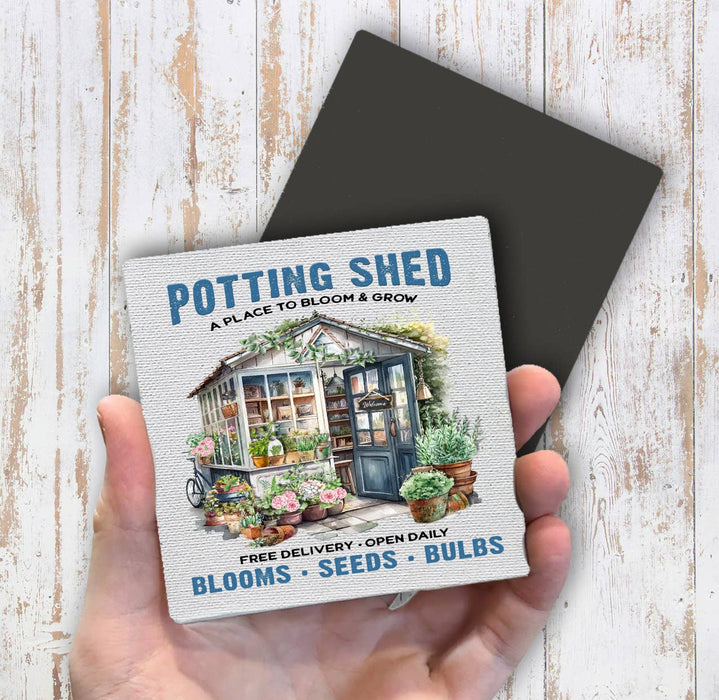 Bloom & Grow Potting Shed Magnet Fridge