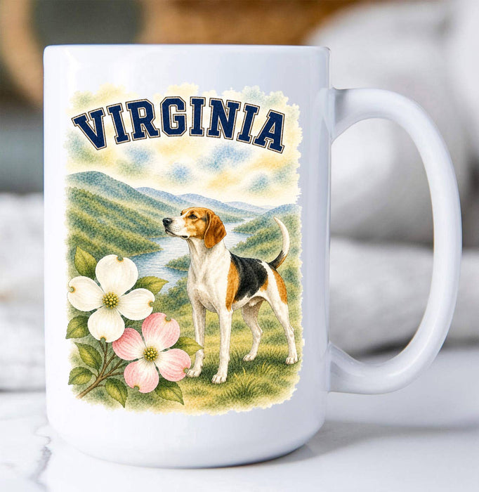 Virginia State Bird and Animal Coffee Mug