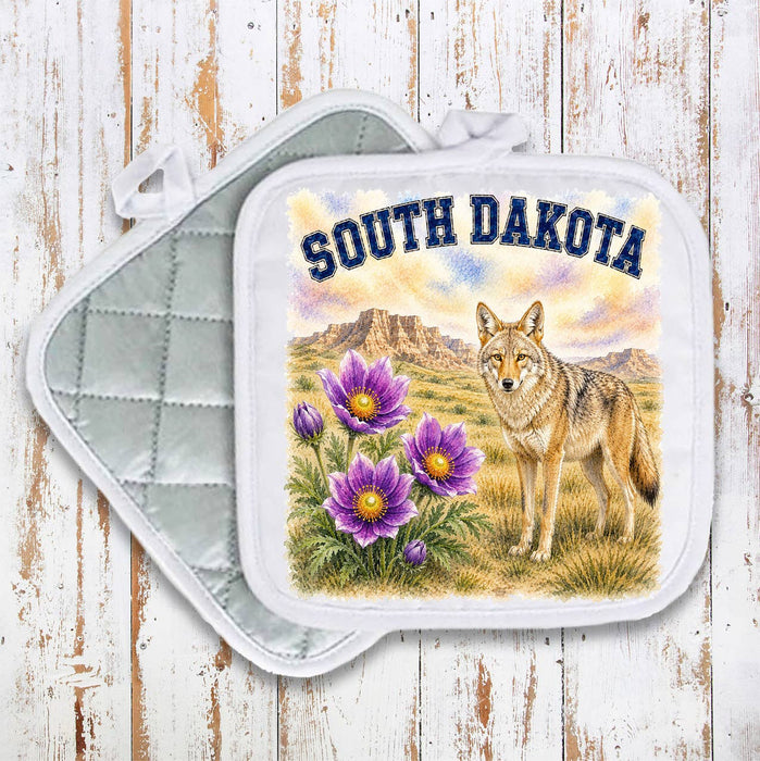 South Dakota State Bird and Animal Pot Holder