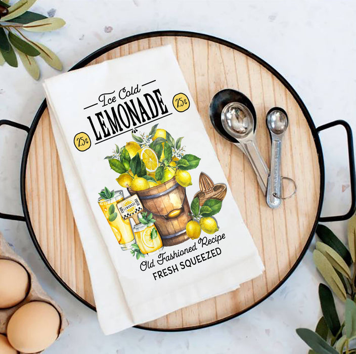 Modern Farmhouse Ice Cold Lemonade Tea Towel