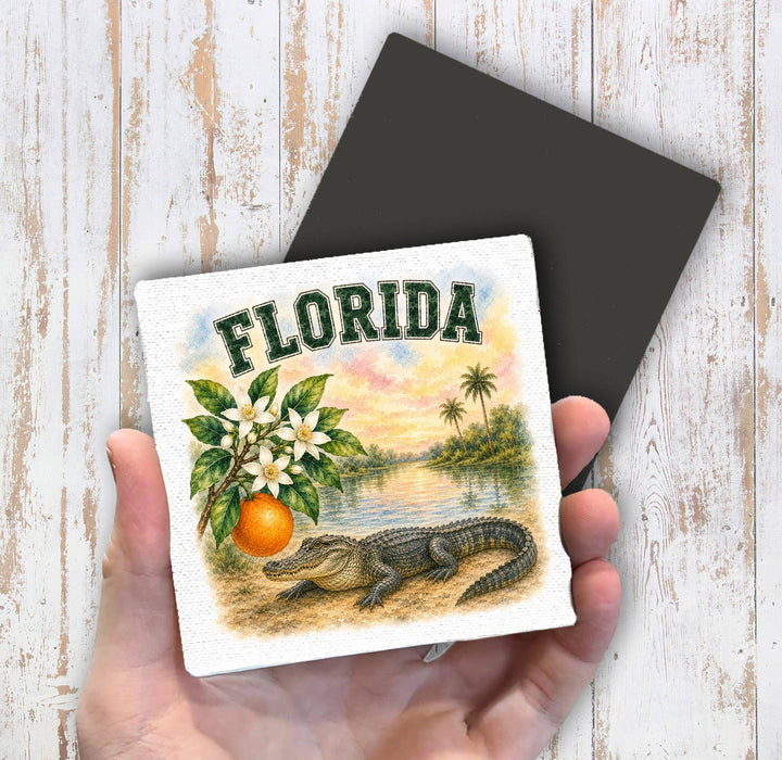 Florida State Bird and Animal Magnet Fridge