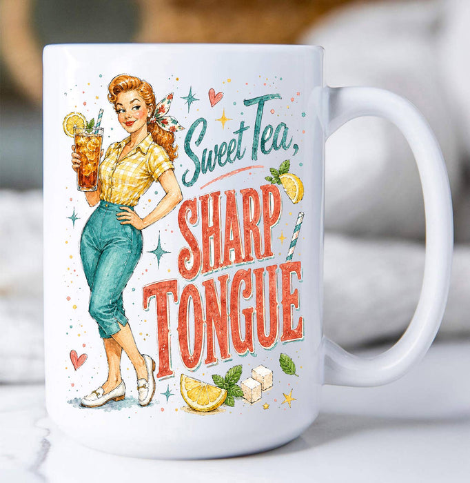 Funny Sweet Tea Sharp Tongue Coffee Mug