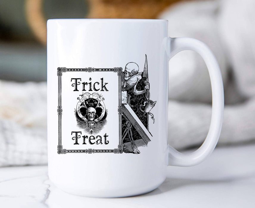 Trick or Treat Skull Skeleton, Coffee Mugs
