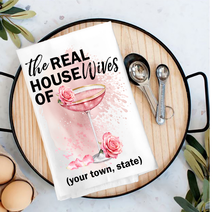 Martini The Real House Wifes of Tea Towel