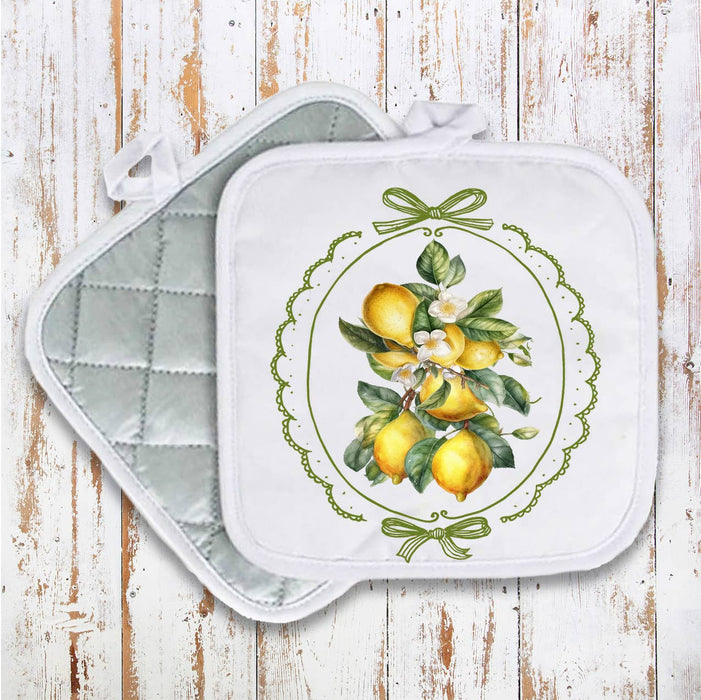 Vintage Lemons Pot Holder