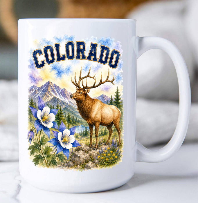 Colorado State Bird and Animal Coffee Mug