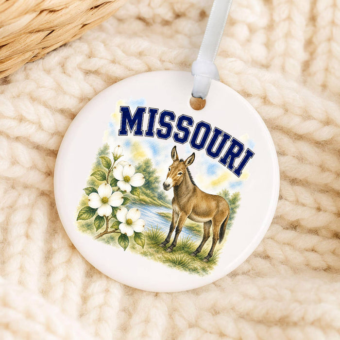 Missouri State Bird and Animal Ornament