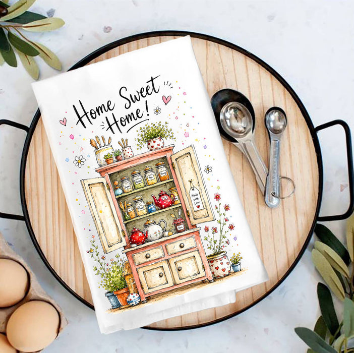 Country Cabinet Home Sweet Home Tea Towel