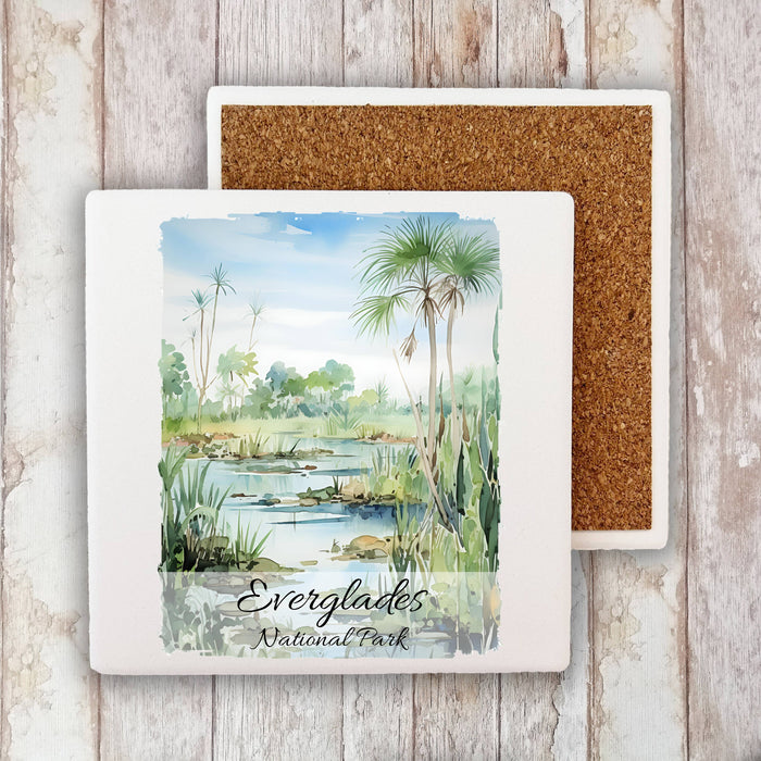 Everglades National Park Florida Stone Coaster