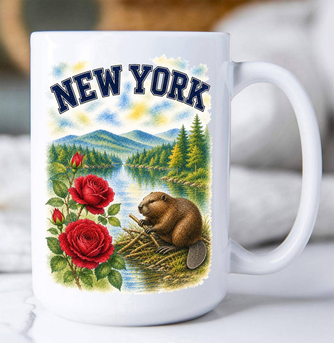 New York State Bird and Animal Coffee Mug