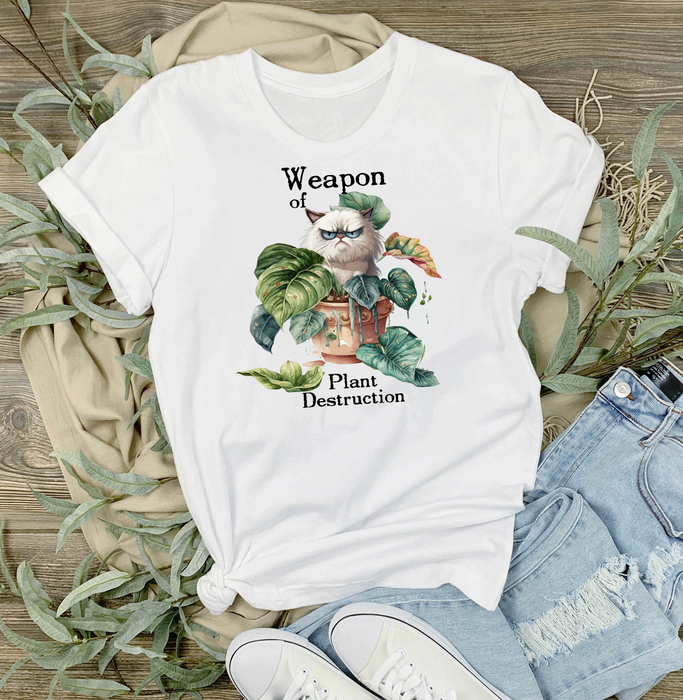 Weapon of Plant Destruction Cat T-Shirt