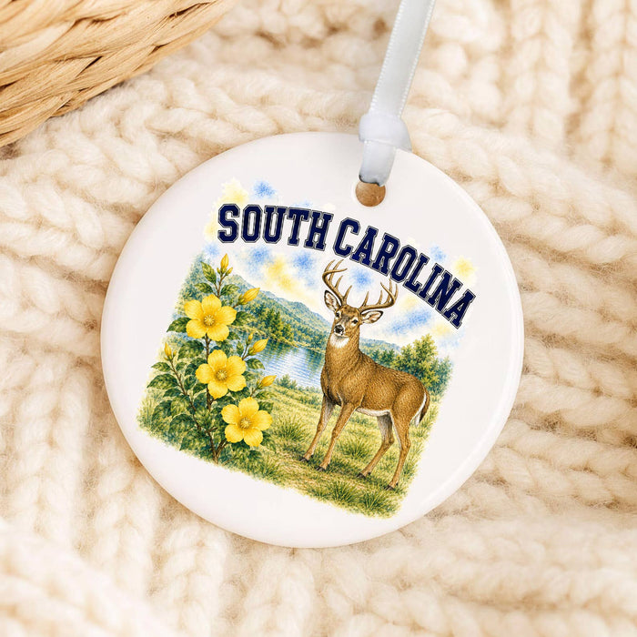 South Carolina State Bird and Animal Ornament