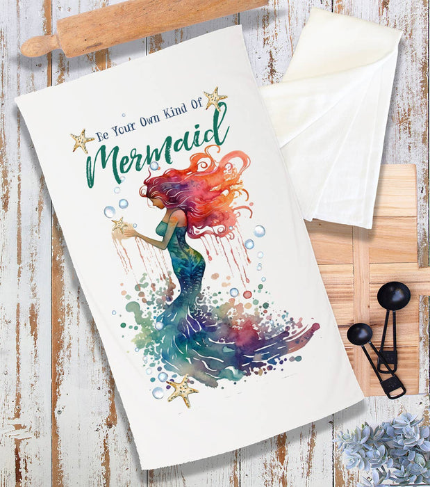 Be Your Own Kind of Mermaid Terry Cloth Towel