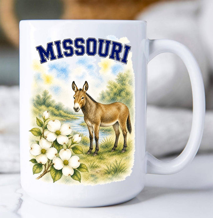 Missouri State Bird and Animal Coffee Mug