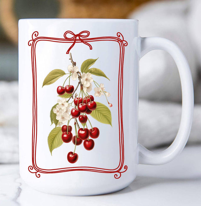 Vintage Cherries Coffee Mug