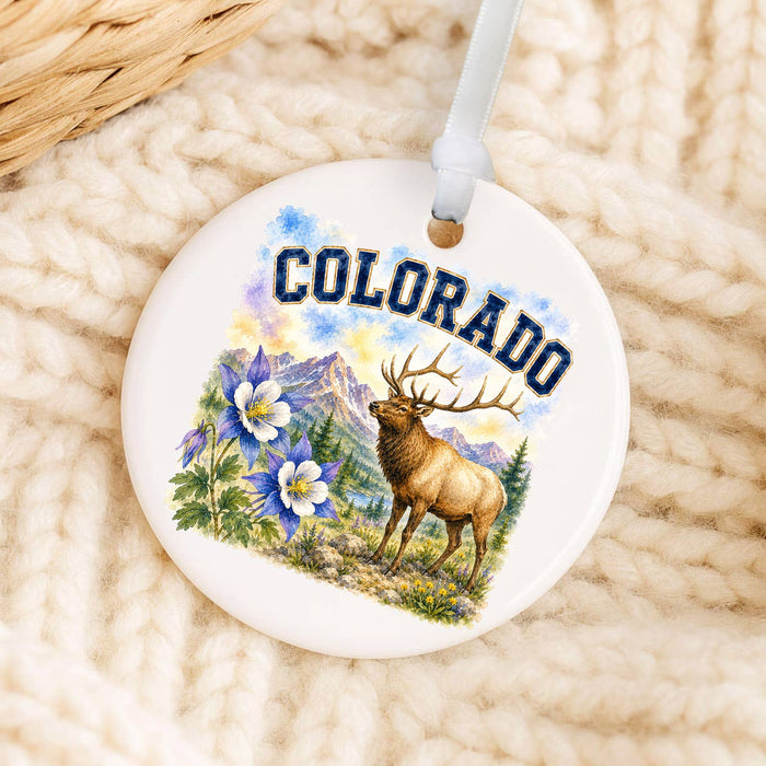 Colorado State Bird and Animal Ornament