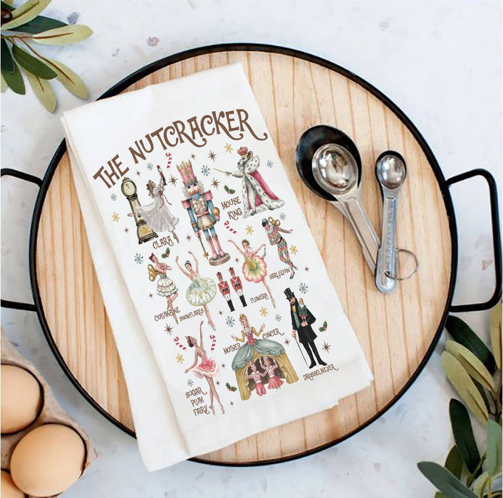 Christmas Nutcracker Ballet t Tea Towel