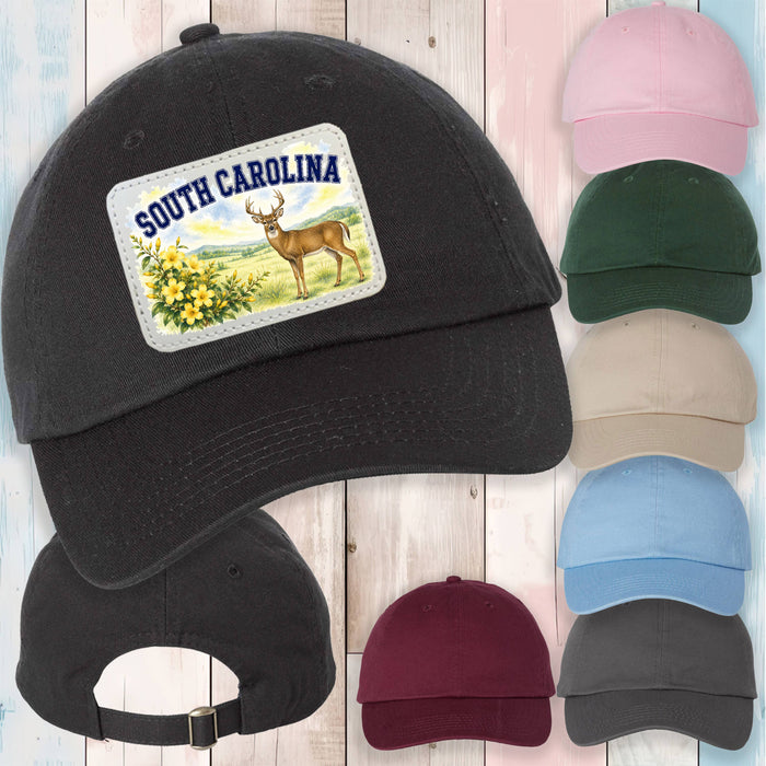South Carolina State Bird and Animal Baseball Hat