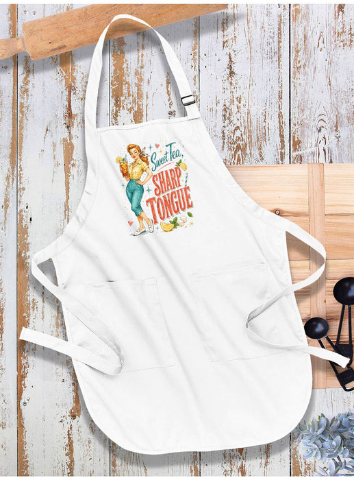 Funny Sweet Tea Sharp Tongue Apron