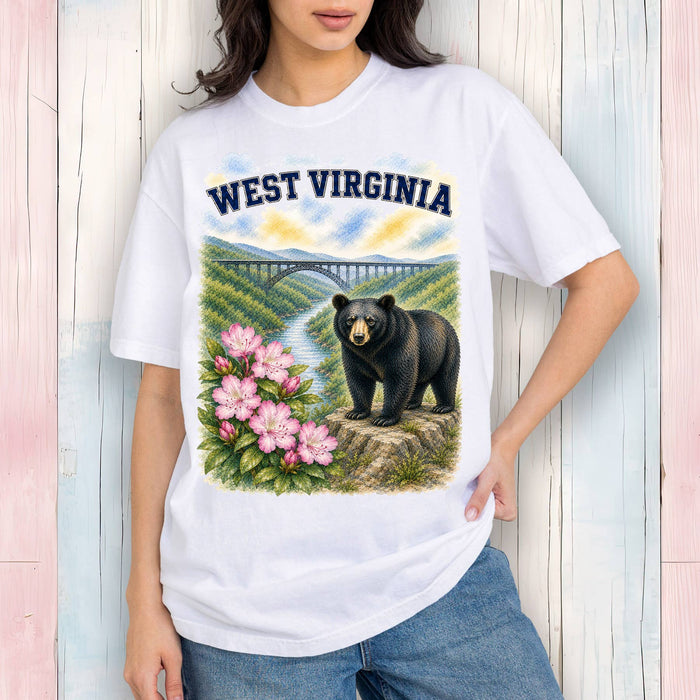 West Virginia State Bird and Animal T-Shirt