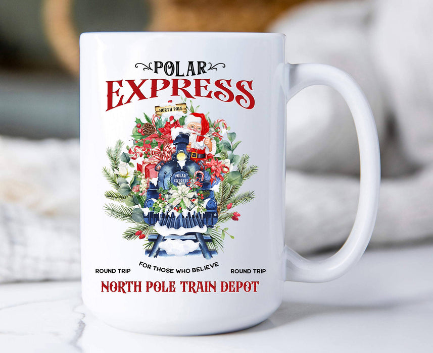 Christmas Polar Express Train Coffee Mugs