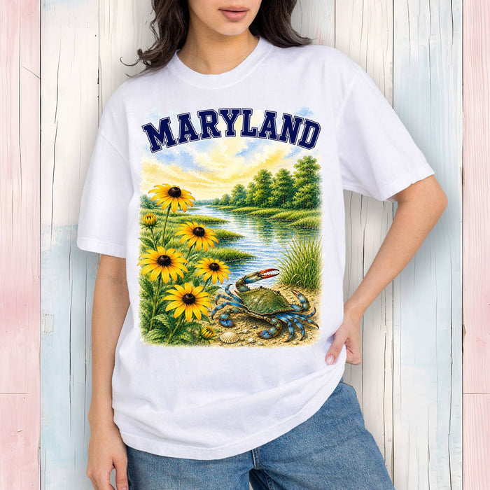 Maryland State Bird and Animal T-Shirt