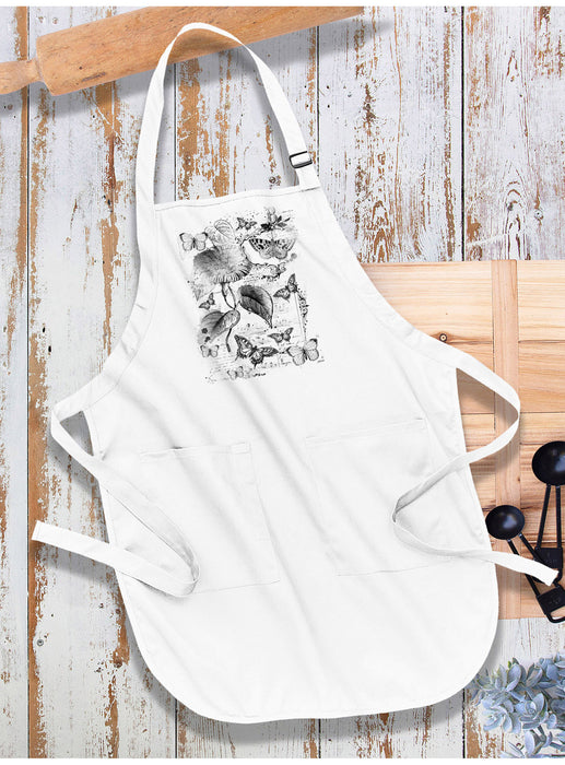Vintage Shabby Chic Butterfly Apron