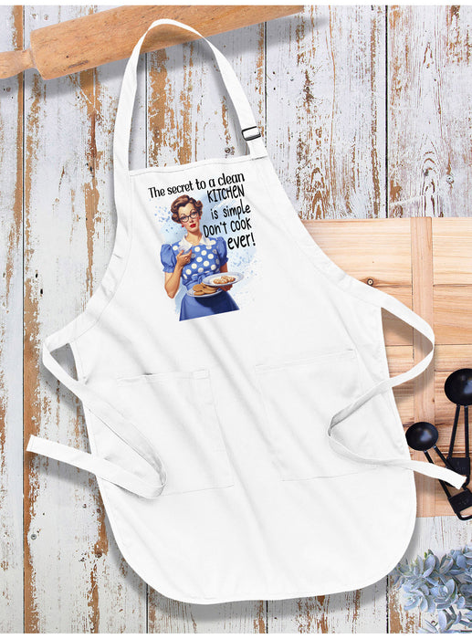 Clean Kitchen Don't Cook Funny Apron
