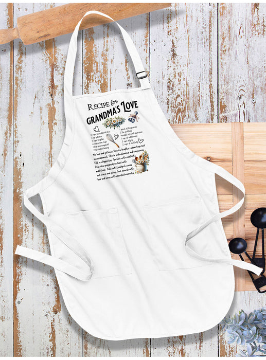 Grandma's Love Recipe Apron