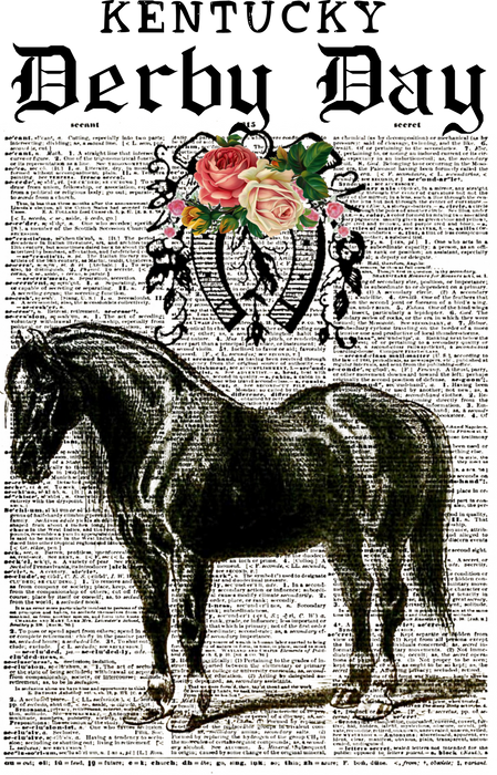 Kentucky Derby Horse Vintage