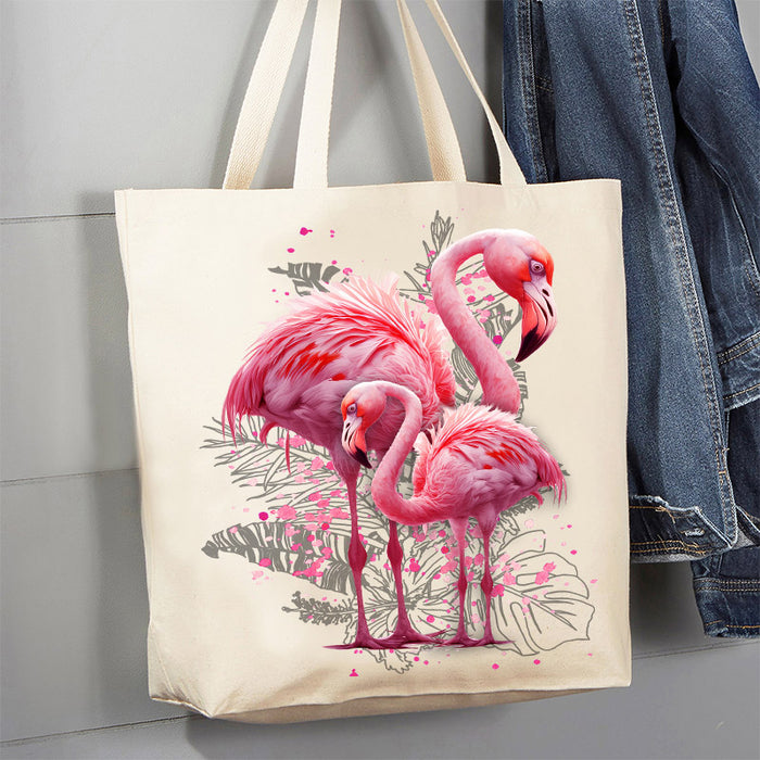 Beautiful Flamingo Canvas Tote Bag
