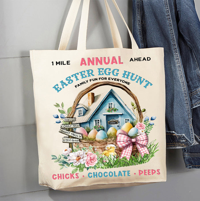 Annual Easter Egg Hunt Canvas Tote Bag