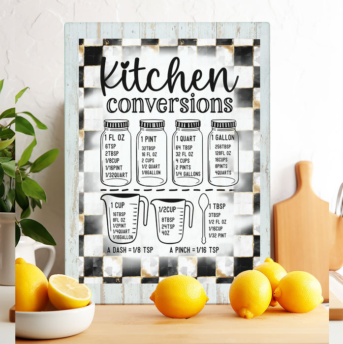 Checkered Kitchen Conversions Glass Cutting Board Trivet