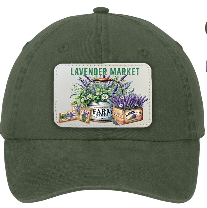 Lavender in Bucket Market Baseball Hat