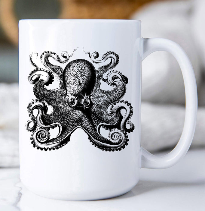 Vintage Octopus Ocean Animal Coffee Mug