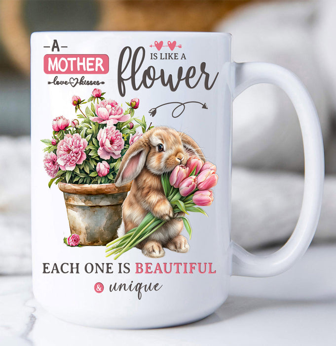 Mothers Blessing is Like a Flower Coffee Mug