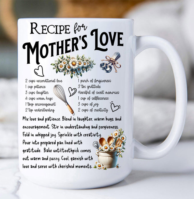 Mother's Love Recipe Coffee Mug