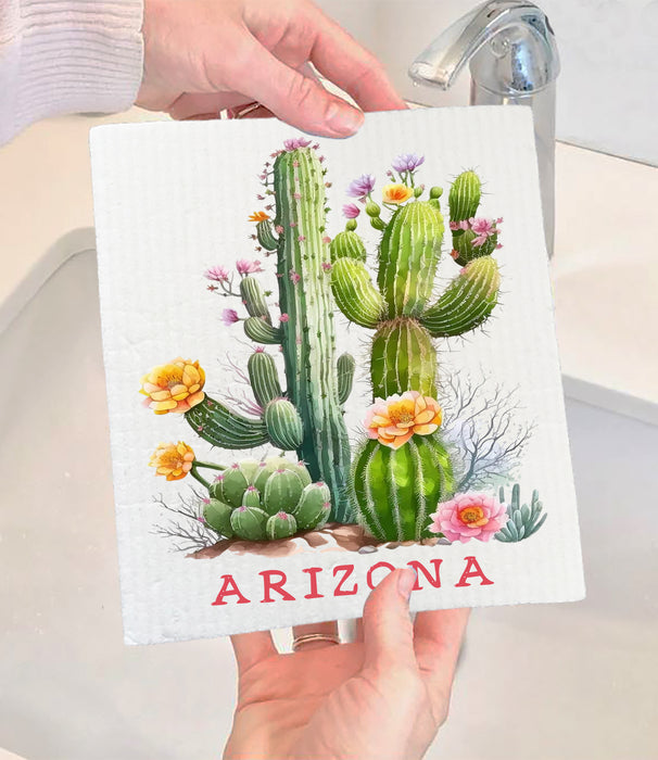 Saguaro Cactus Arizona SWEDISH DISH CLOTHS