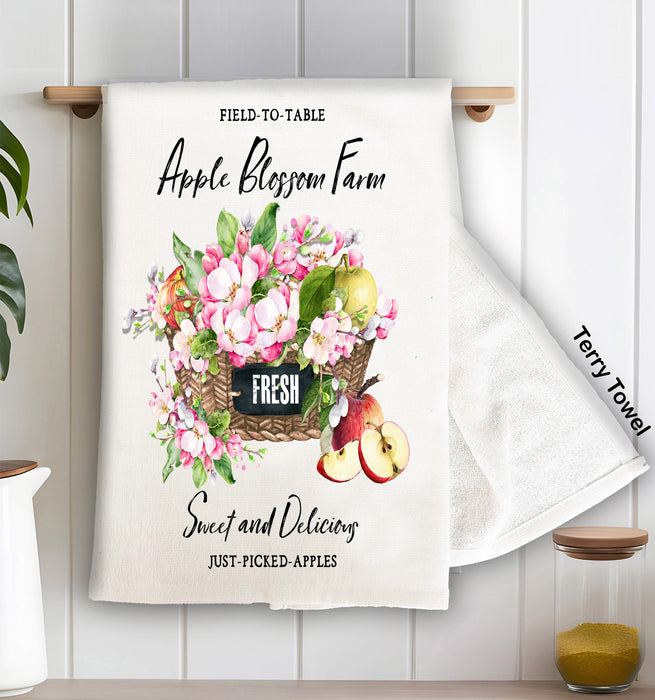Apple Blossom Farm Kitchen  Terry Towel