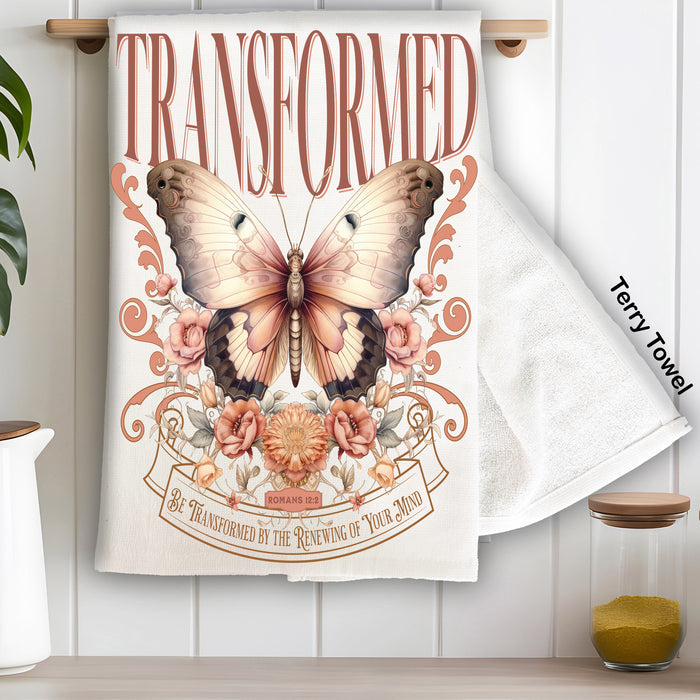 Transform Renewing your Mind Spiritual Kitchen Terry Towel