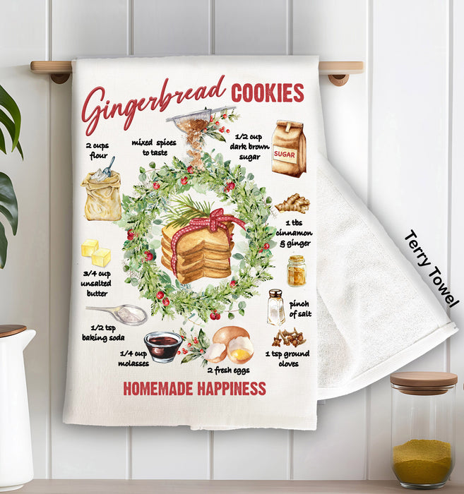 Christmas Gingerbread Cookie Recipe  Terry Towel