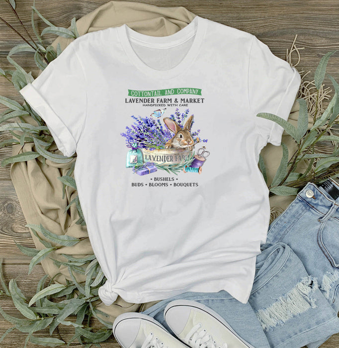 Lavender Farm Bunny T-Shirt