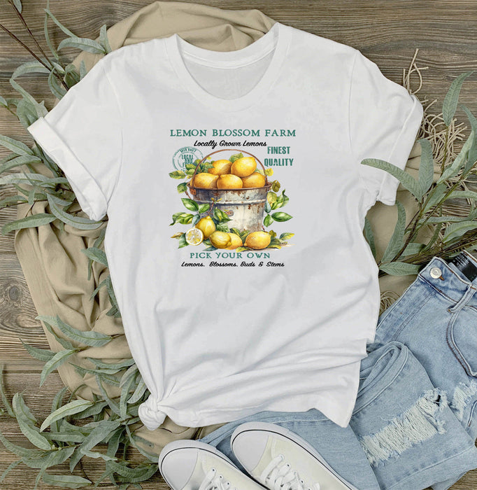 Bucket of Lemon Blossom Farm T-Shirt